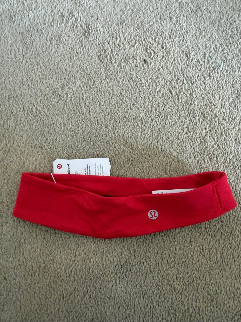 lululemon athletica Red Mini Headband